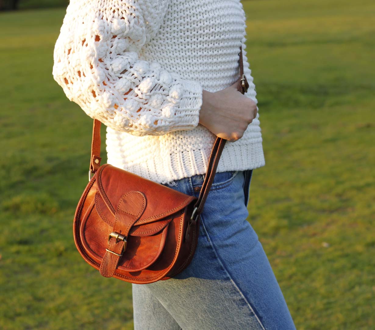 Mini Vintage Style Leather bag